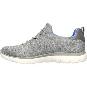 Skechers - Womens Summits-Quick Getaway Shoes, size 7.5W US womens, color grey.